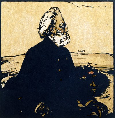 Henrik Ibsen, de "Twelve Portraits - Second Series", publicado por primera vez por William Heinemann de William Nicholson