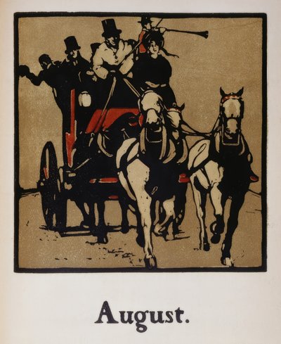Paseo en carruaje (Diligencia) de William Nicholson
