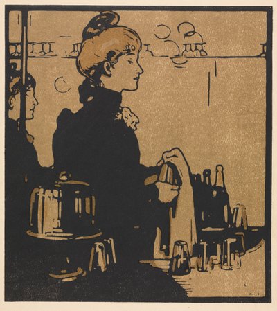 Tipos de Londres: camarera de William Nicholson