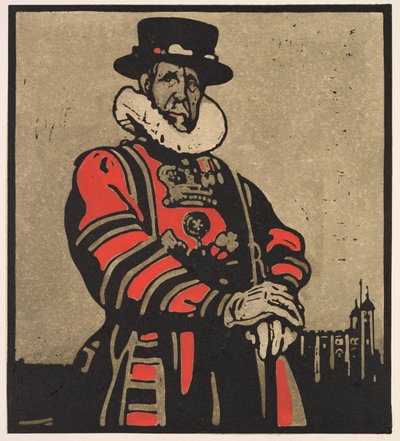 Tipos de Londres: comedor de carne de William Nicholson