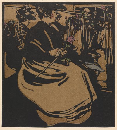 Tipos de Londres: niña de las flores de William Nicholson