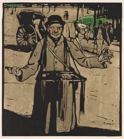 Tipos de Londres: Hawker de William Nicholson