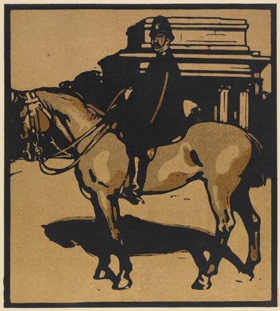 Tipos de Londres: Policía (Constitution Hill) de William Nicholson