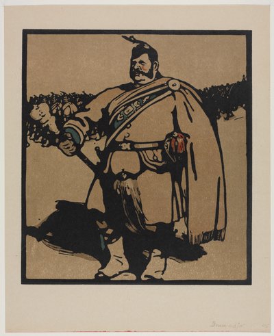 Tipos de Londres: El tambor mayor de William Nicholson