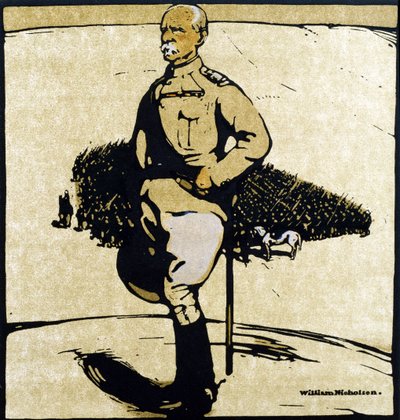 Lord Roberts, de "Twelve Portraits", publicado por primera vez por William Heinemann de William Nicholson