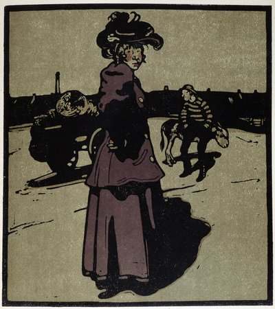 Merchant of Four Seasons, Londres - en "Types of London", de William Nicholson (1872-1949), ed Floury de William Nicholson