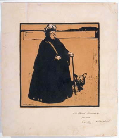 Retrato de la Reina Victoria con perro
Reina Victoria de William Nicholson