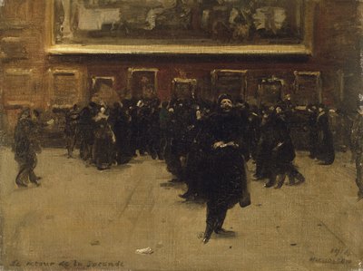 El regreso de la Mona Lisa de William Nicholson