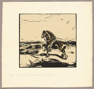 El caballo de Shire de William Nicholson