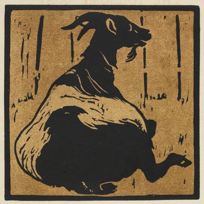 El libro cuadrado de los animales: la cabra laboriosa de William Nicholson