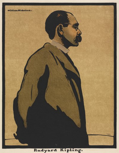 Doce retratos: Rudyard Kipling de William Nicholson