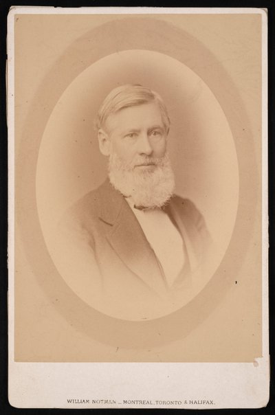Retrato de Asa Gray 1810-1888, antes de 1876 de William Notman