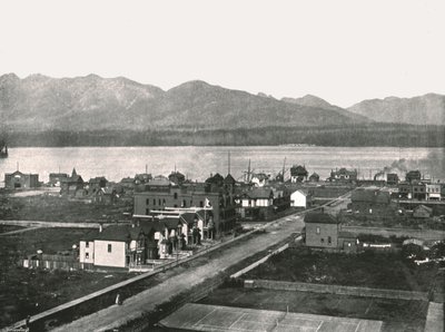 El puerto, Vancouver, Canadá, 1895 de William Notman and Son