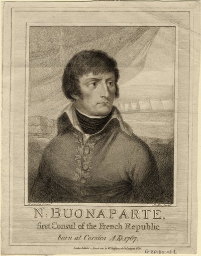 Napoleón Bonaparte como Primer Cónsul de Francia, 1801 de William Nutter