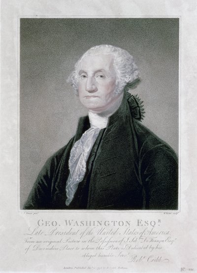Retrato de George Washington, 1798 de William Nutter