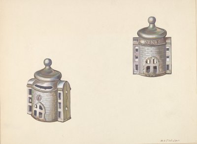 Banco de Monedas de Cúpula Bizantina, c. 1938 de William O. Fletcher