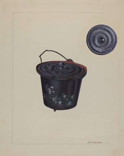 Juguete infantil: tetera de hierro, c. 1937 de William O. Fletcher