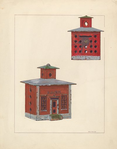 Banco de la Escuela Roja, c. 1937 de William O. Fletcher