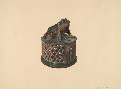 Banco de Juguete: Rana, c. 1938 de William O. Fletcher