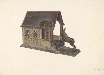 Banco de Juguete, c. 1940 de William O. Fletcher