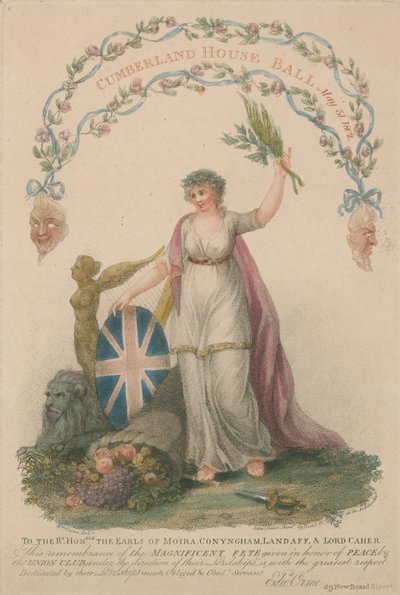 Invitación al Baile de la Casa Cumberland de William Orme