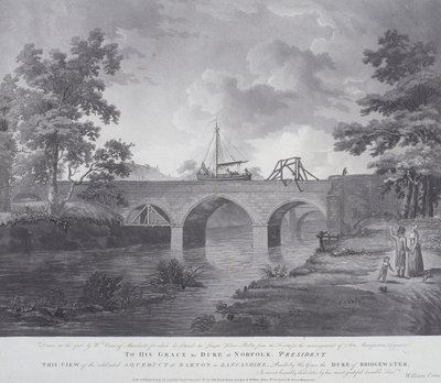 El acueducto en Barton, cerca de Manchester, 1793 de William Orme
