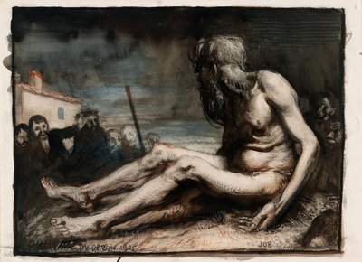 Job sobre el estercolero de William Orpen