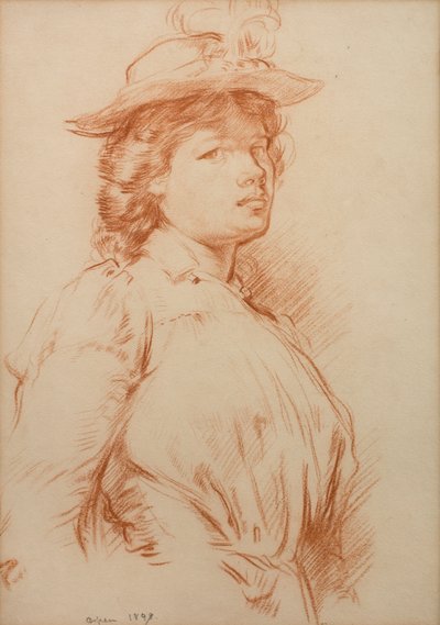 Retrato de Ida Nettleship de William Orpen