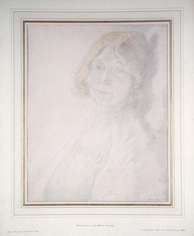 Retrato de la Sra. Hone de William Orpen
