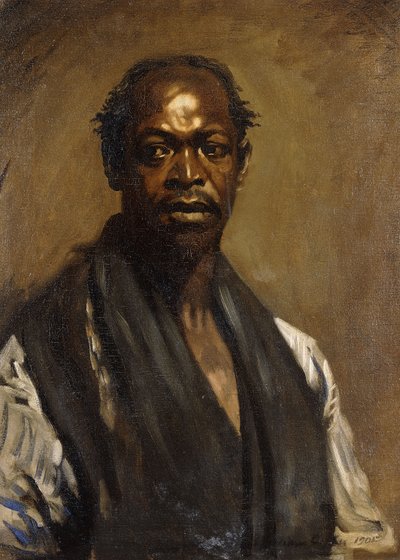 Retrato de un negro de William Orpen
