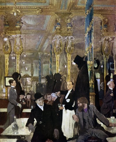 El Café Royal, Londres, 1912 de William Orpen