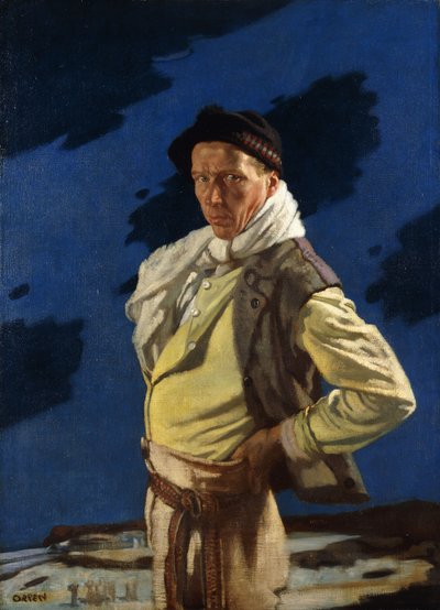 El hombre de Aran de William Orpen