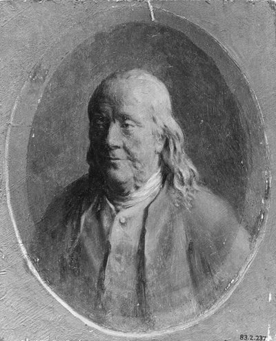 Retrato de Benjamin Franklin, ca. 1870-80 de William P. Babcock