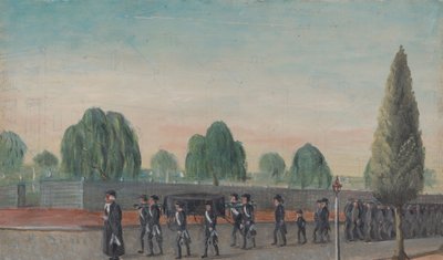 Procesión fúnebre de adultos, 1870s de William P. Chappel
