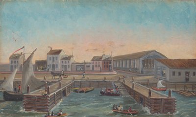 Viejas escaleras del ferry de William P. Chappel