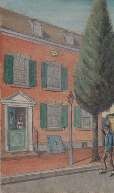 Té Rusk y Casa de ladrillo, 1870s de William P. Chappel