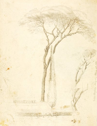 (Estudios--Villa Borghese, 2 figuras, etc.) de William Page