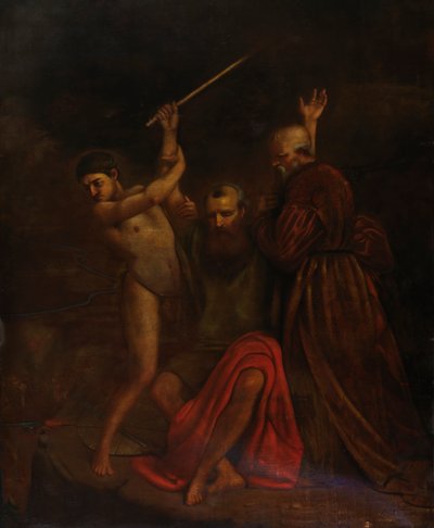Moisés, Aarón y Hur en el Monte Horeb de William Page