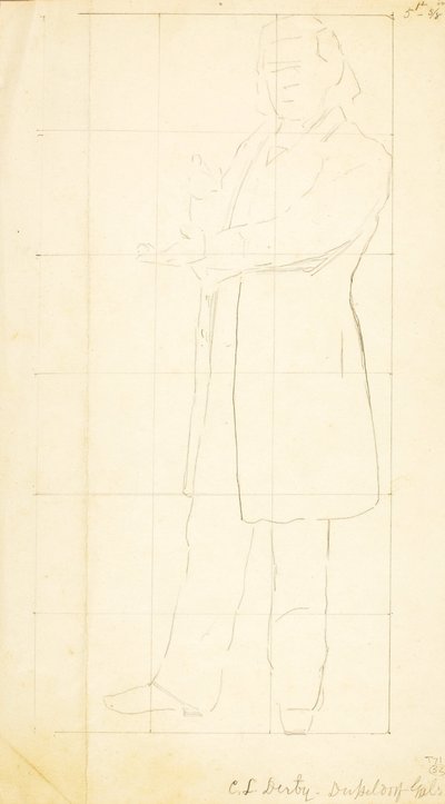 Hombre de pie, gesticulando de William Page