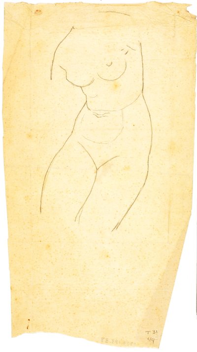 Venus guía a Eneas y a los troyanos a la costa latina (Torso de Venus) de William Page