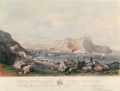 Puerto, ciudad y estrechos de St John