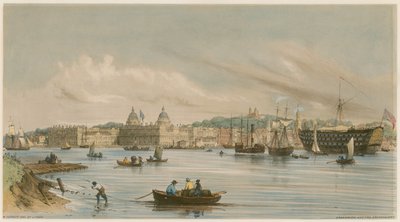 Greenwich y el Dreadnaught, c. 1840 de William Parrott
