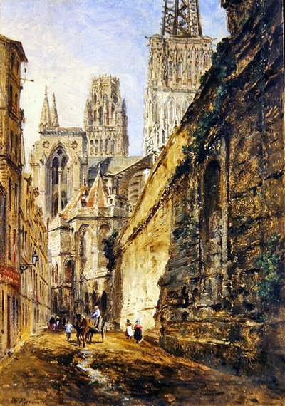 Catedral de Ruan, c.1860 de William Parrott