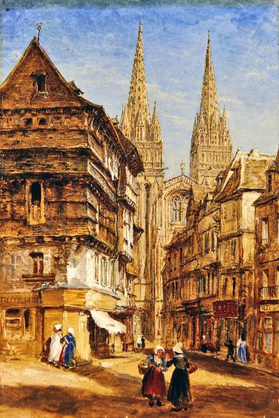 San Corentin de la Catedral de Quimper, c.1860 de William Parrott