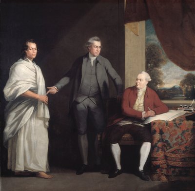 Omai, Joseph Banks y Dr. Daniel Solander de William Parry
