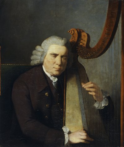 El arpista ciego, John Parry (óleo sobre lienzo) de William Parry