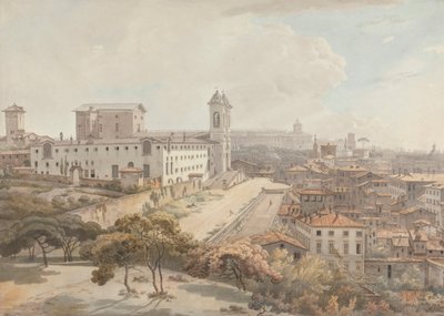 Vista de Roma desde el Pincio de William Pars