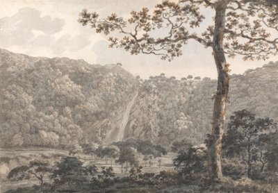 Las cataratas de Powerscourt, Co. Wicklow, Irlanda de William Pars