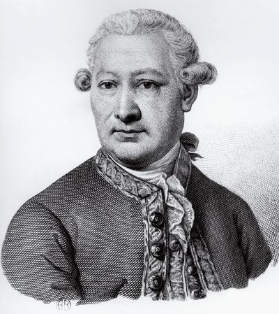 Retrato de Giovanni Alessandro Brambilla (1728-1800), Barón de Carpiano, anatomista, patólogo y médico italiano, grabado de Nicolas Toussaint Charlet