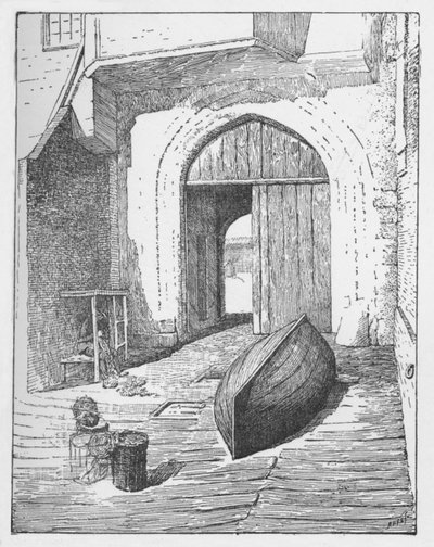 La puerta de agua, New Palace Yard, c. 1897 de William Patten